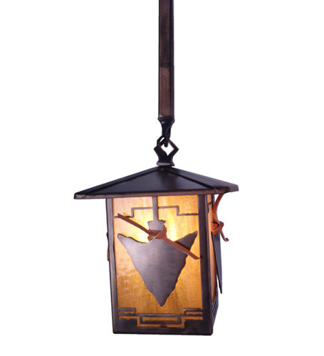 Arrowhead One Light Mini Pendant in Antique Copper (57|81575)