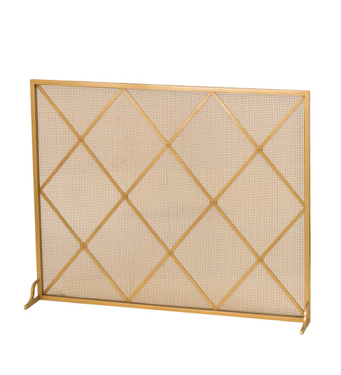 Diamonds Fireplace Screen in Sahara Gold (57|81242)