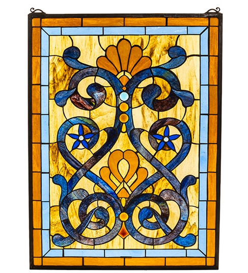 Mandolin Window in Brass Patina (57|77999)