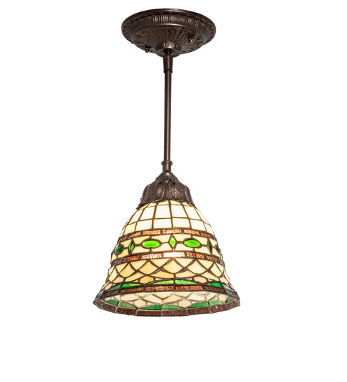 Tiffany Roman One Light Pendant in Mahogany Bronze (57|77557)