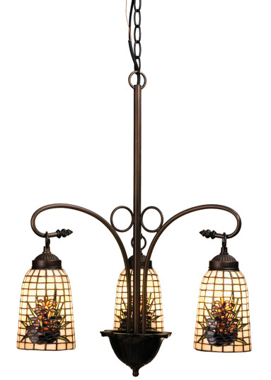 Pine Barons Three Light Chandelier in Antique (57|73989)