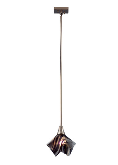 Handkerchief One Light Mini Pendant in Frosted Outside Brushed Nickel (57|72459)