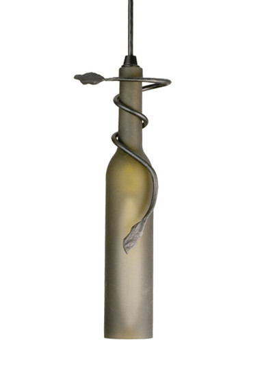 Tuscan Vineyard One Light Mini Pendant in Black Metal (57|71121)