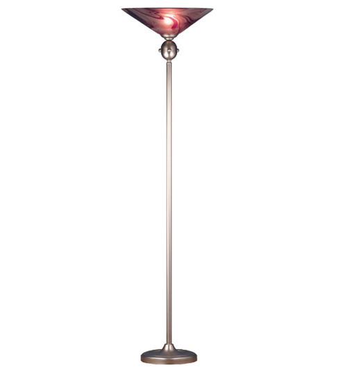 Deco Ball One Light Torchiere in Brushed Nickel (57|70846)