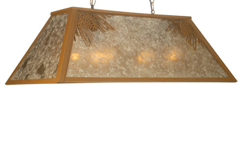 Mountain Pine Six Light Oblong Pendant in Rust (57|66416)