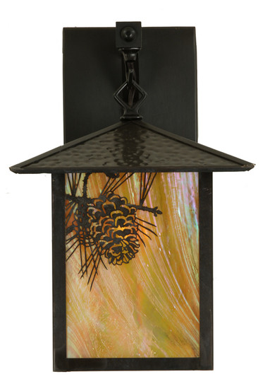 Seneca One Light Wall Sconce in Craftsman Brown (57|55132)