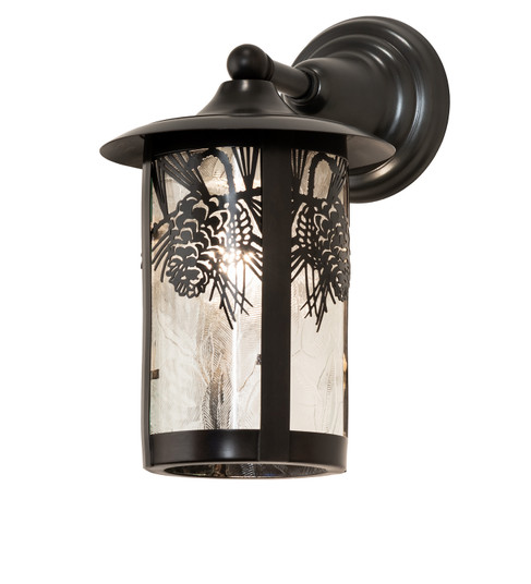 Fulton One Light Wall Sconce in Clear Leaf Glass (57|54244)