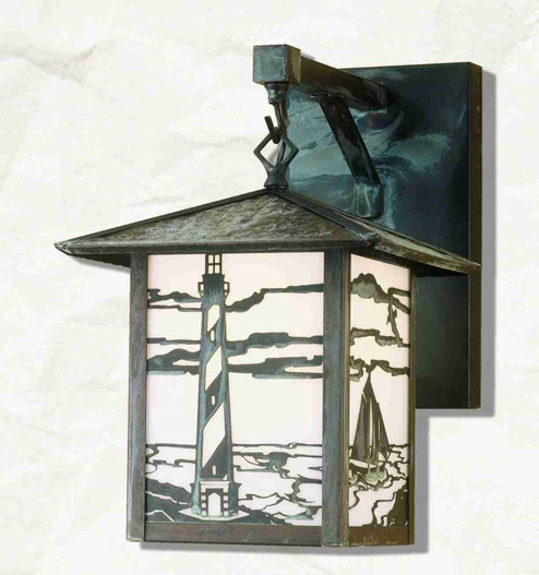 Seneca One Light Wall Sconce in Craftsman Brown (57|51886)