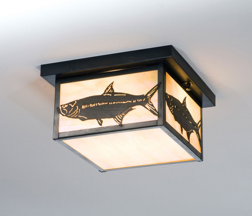 Tarpon Two Light Flushmount in Craftsman Brown (57|50088)
