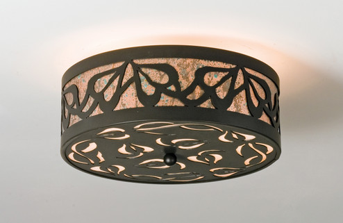 Morning Glory Three Light Flushmount in Timeless Bronze/Copper Verde (57|49000)
