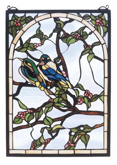 Lovebirds Window in Vac(Lt) Blue/Green Pink (57|47966)