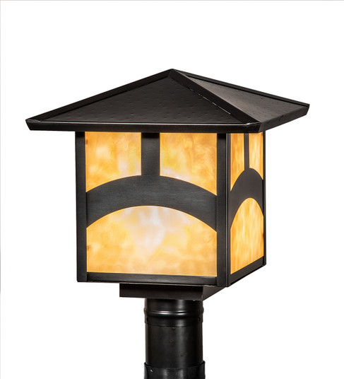 Seneca One Light Post Mount in Craftsman Brown (57|39312)