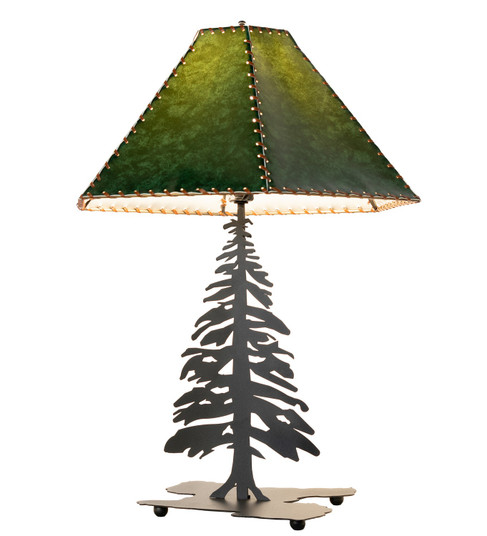 Tall Pines One Light Table Lamp in Black Metal (57|38884)