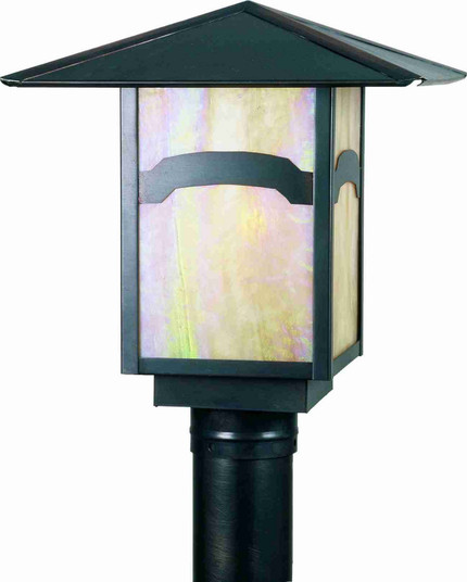 Seneca One Light Post Mount in Craftsman Brown (57|38710)