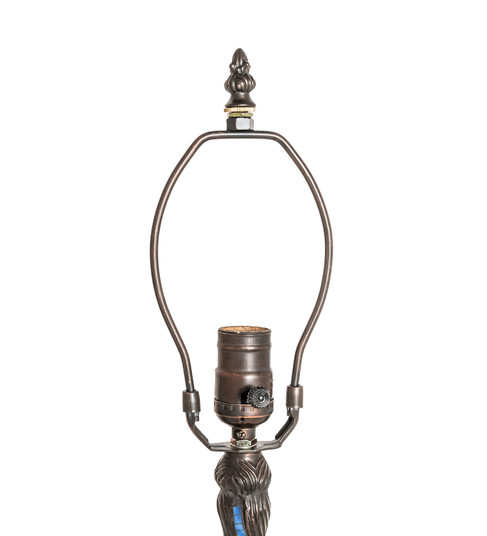 Twisted Fly One Light Table Base in Blue Mosaic Tiles/Mahogany Bronze (57|37754)