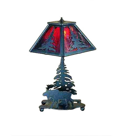 Lone Moose One Light Table Lamp in Textured Black Textured Black (57|32477)