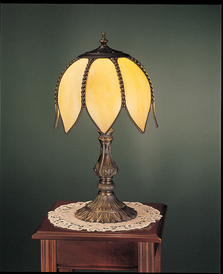 Tulip One Light Table Lamp in Craftsman Brown On Brass Mahogany Bronze (57|31294)
