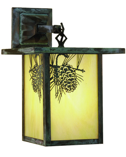 Hyde Park One Light Wall Sconce in Craftsman Brown (57|29531)