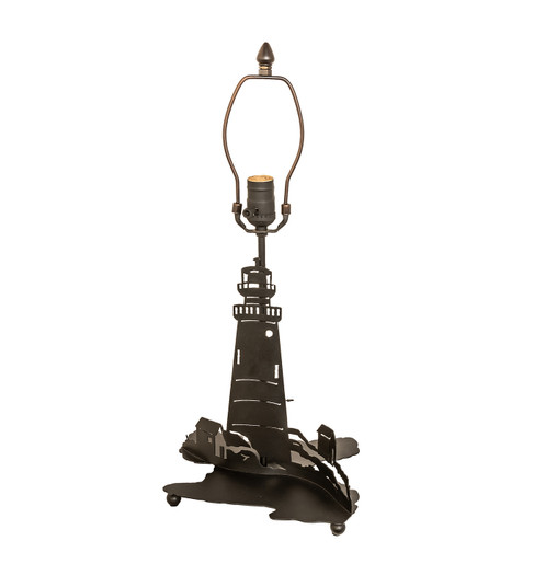 Lighthouse One Light Table Base in Black Metal (57|28734)