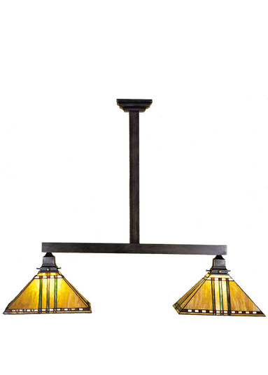 Prairie Corn Two Light Island Pendant in Craftsman Brown (57|28514)