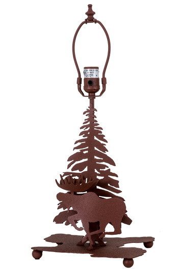 Moose On The Loose Two Light Table Base in Rust (57|27711)
