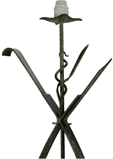 Nehoc One Light Torchiere in Tarnished Copper (57|26949)