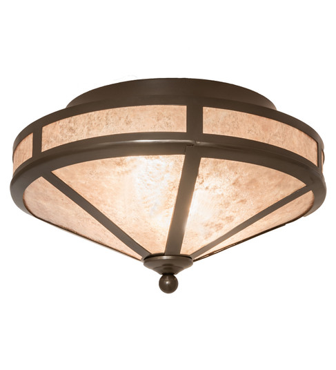 Craftsman Two Light Flushmount in Timeless Bronze (57|26919)