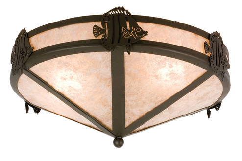 Angel Fish Two Light Flushmount in Timeless Bronze (57|26877)