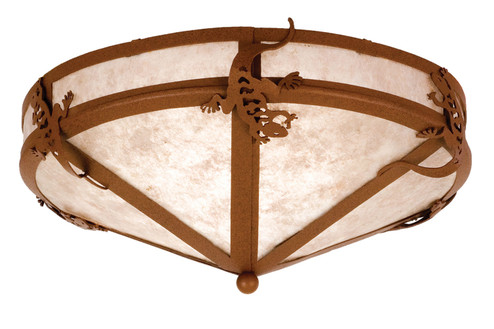Gecko Two Light Flushmount in Rust (57|26875)