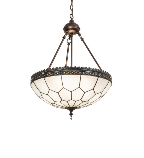Vincent Three Light Inverted Pendant in Antique Brass Mahogany Bronze (57|26787)