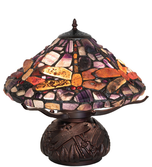 Dragonfly Three Light Table Lamp in Mahogany Bronze (57|261252)