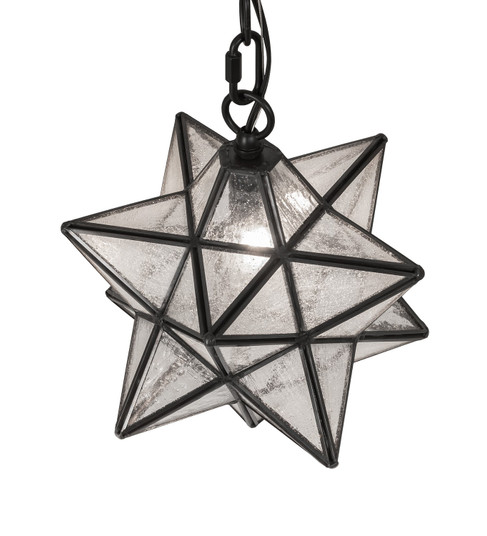 Moravian Star One Light Mini Pendant in Solar Black (57|259239)