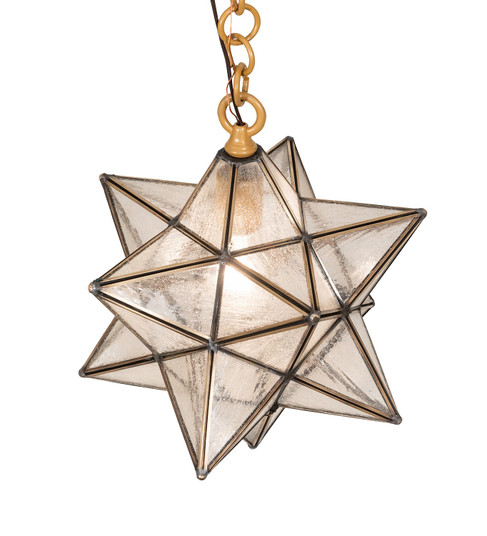 Moravian Star One Light Pendant in Sahara Gold (57|259110)