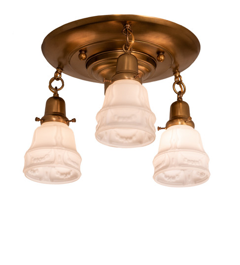 Revival Garland Three Light Flushmount in Polished Brass (57|255388)