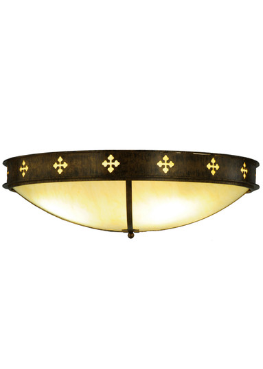 Byzantine LED Flushmount in Black Metal (57|254675)