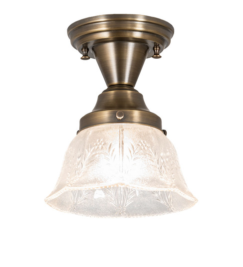 Revival One Light Flushmount in Antique Brass (57|254404)