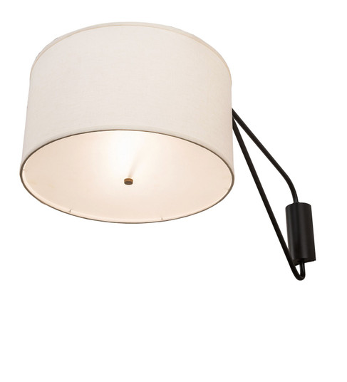 Cilindro LED Swing Arm Wall Sconce in Solar Black & Gold Matte (57|252560)