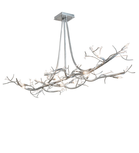Winter Solstice LED Chandelier in Sparkle Silver (57|252393)