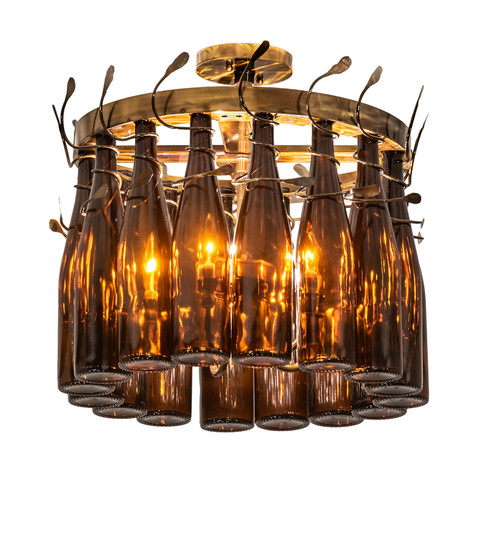 Tuscan Vineyard 16 Light Chandelier in Lt Burnished Transparent Gold (57|252212)