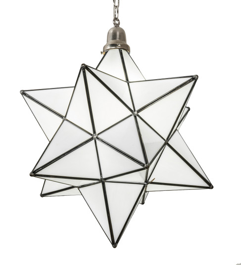 Moravian Star One Light Pendant in Brushed Nickel (57|250854)