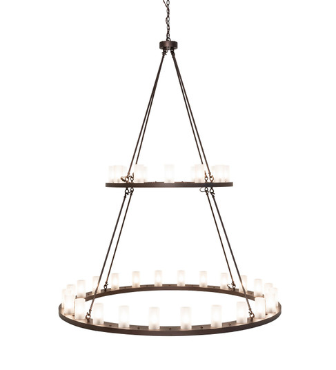 Loxley 36 Light Chandelier in Mahogany Bronze (57|250828)