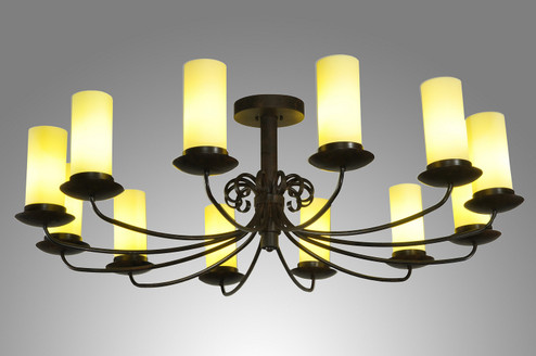 Atria 12 Light Chandelier in Coffee Bean (57|249649)