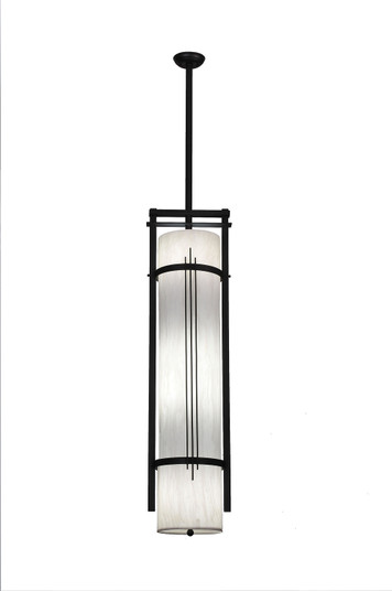 Cilindro Four Light Pendant in Textured Black (57|249583)