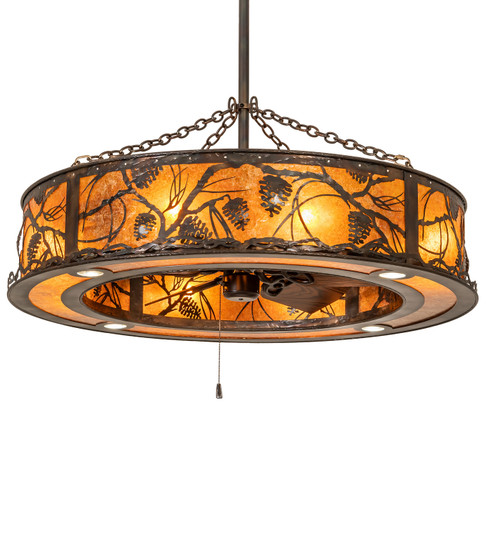 Whispering Pines 12 Light Chandel-Air in Dark Burnished Antique Copper (57|248513)