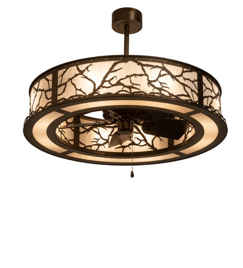Branches Eight Light Chandel-Air in Antique Copper (57|247650)