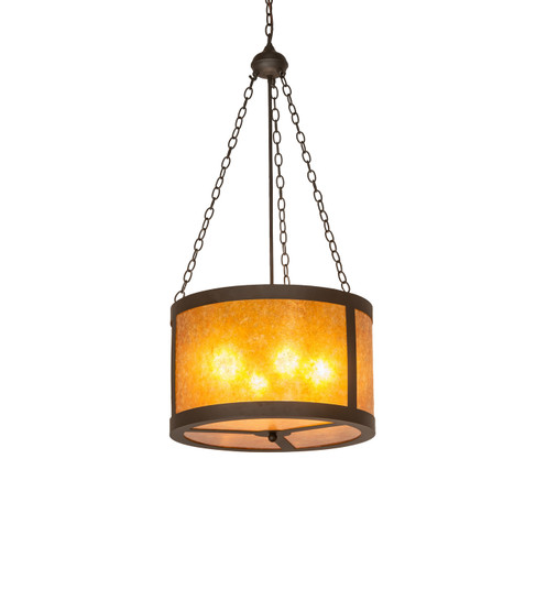 Smythe Craftsman Four Light Pendant in Oil Rubbed Bronze (57|246132)