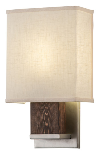 Navesink LED Wall Sconce in Nickel/Mahogany Wood (57|245963)