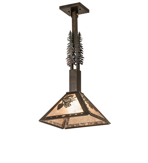 Winter Pine One Light Pendant in Dark Burnished Antique Copper (57|245252)
