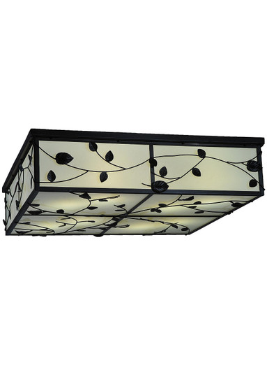Ivy Eight Light Flushmount in Textured Black (57|244668)