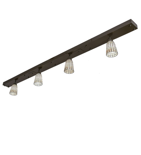 Terra Bone Four Light Island Pendant in Extrerior Oil Rubbed Bronze (57|244162)